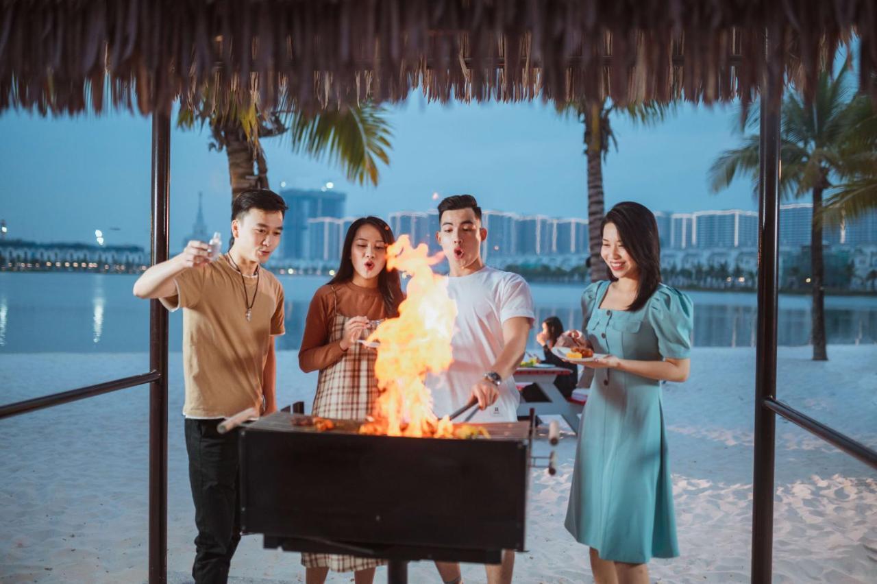Green Homestay Ocean Park Gia Lam Hanoi Exteriör bild